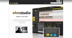 Desktop Screenshot of ohmstudio.com